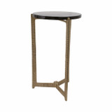EV20876-01#22" Bennington Tall Recycled Glass Accent Table