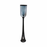 EV20878-04#43" Ember Large Black Glass Candle Hurricane