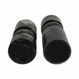 EV20317#S/2 9/12" Himalayan Marble Candle Holders 