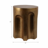 EV20910#19" Sheffield Gold Metal Stool