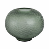 EV20915-01#13" Bastia Small Green Glass Vase