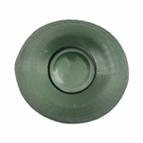 EV20915-01#13" Bastia Small Green Glass Vase