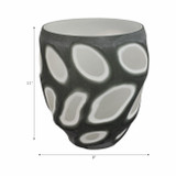 EV20917-01#11" Havre Small Grey Glass Vase