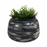 EV20930-01#7" Annecy Small Blue Glass Vase