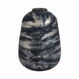 EV20930-02#12" Annecy Medium Blue Glass Vase