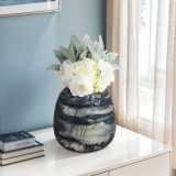 EV20930-03#13" Annecy Large Blue Glass Vase