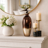 EV20924-01#20" Noble Small Glass Bottle With Topper