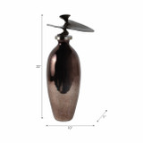 EV20924-02#22" Noble Large Glass Bottle With Topper