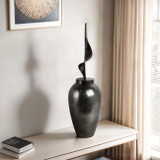 EV20925-02#33" Escara Large Urn With Topper