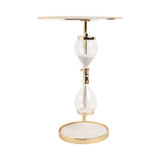 EV20933-01#23" Chena Gold Hourglass Table