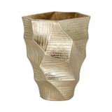 EV20936-01#9" Juneau Smallgold Metal Vase