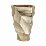 EV20936-01#9" Juneau Smallgold Metal Vase