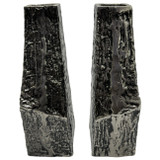 EV20942#S/2 8" Whittier Metal Flower Vase Bookends
