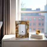 EV20976-02#5x7 Mankato Brown Agate Photo Frame