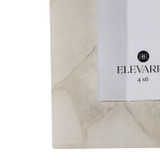 EV21000-01#4x6 Edina White Quartz Photo Frame