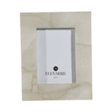 EV21000-02#5x7 Edina White Quartz Photo Frame