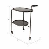 EV21005#33" Francois Marble Bar Cart