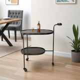 EV21005#33" Francois Marble Bar Cart