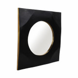 EV21011#36x36" Ventric Carved Wood Mirror