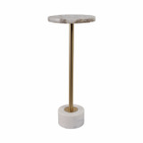 EV20967#24" Cannes Agate And Marble Accent Table