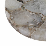 EV20967#24" Cannes Agate And Marble Accent Table