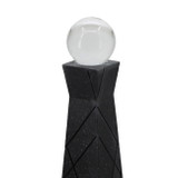 EV21046#S/3 10/12/14" Liege Black Quartz Resin Bottles