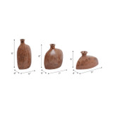 EV21054-01#S/3 5/8/9" Tigard Ceramic Vases