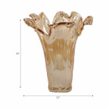 EV20946-03#15" Fontana Tall Italian Art Glass Vase