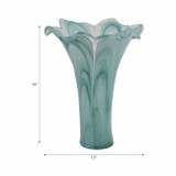 EV20955#13" Idro Tall Italian Art Glass Vase