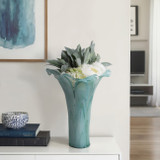 EV20955#13" Idro Tall Italian Art Glass Vase