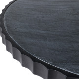 EV21144-01#43" Luzia Metallic Marble And Wood Coffee Table, B
