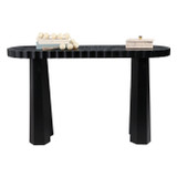 EV21144-02#54" Luzia Metallic  Marble And Wood Console Table,