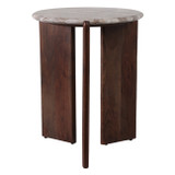 EV21148-02#20" Somerset Marble And Wood Accent Table, Multi