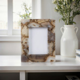 EV20977-02#5x7 Mankato Grey Agate Photo Frame