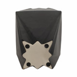 EV21114-02#26" Bonney Medium Black Cer Vase