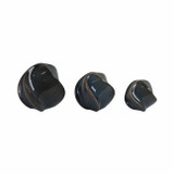 EV21128#S/3 4/5/6" Pella Blue Cer Deco Balls - Set Of 3
