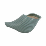 EV21133#17" Seaside Blue Cer Shell Planter