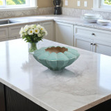 EV21134#15" Seaside Blue Cer Bowl