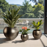 EV21153-01#S/3 13/18/25" Noatak Bronze Planters