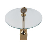 EV20982-01#23" Frances Quartz Crystal Glass And Metal  Accent