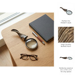 EV21101#12" Crassus Horn Magnifying Glass