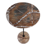 EV21194#24" Rennon Marble Accent Table