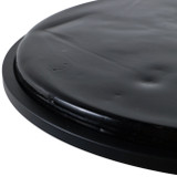 EV21195#26" Vesper Glass And Travertine Accent Table