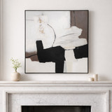 EV70421#40x40 Tiago Handpainted Wall Art