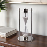 EV21183-01#15" Perth Silver Aluminum Compass Hourglass