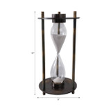 EV21183-02#15" Perth Bronze Aluminum Compass Hourglass