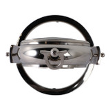 EV21184-01#10" Veridian Silver Aluminum Desk Clock