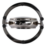 EV21184-01#10" Veridian Silver Aluminum Desk Clock