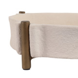 EV21196#S/2 11/14" Terrace Ecomix Tray, Beige/gld