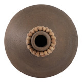 EV21199-02#14" Tutwell Large Vase With Wood Beads, Brwn